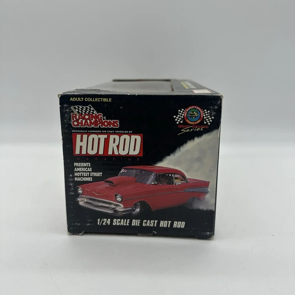 Racing Champions 1:24 Scale Hot Rod '40 Ford Coupe   Issue #23 Orange/Silver Car